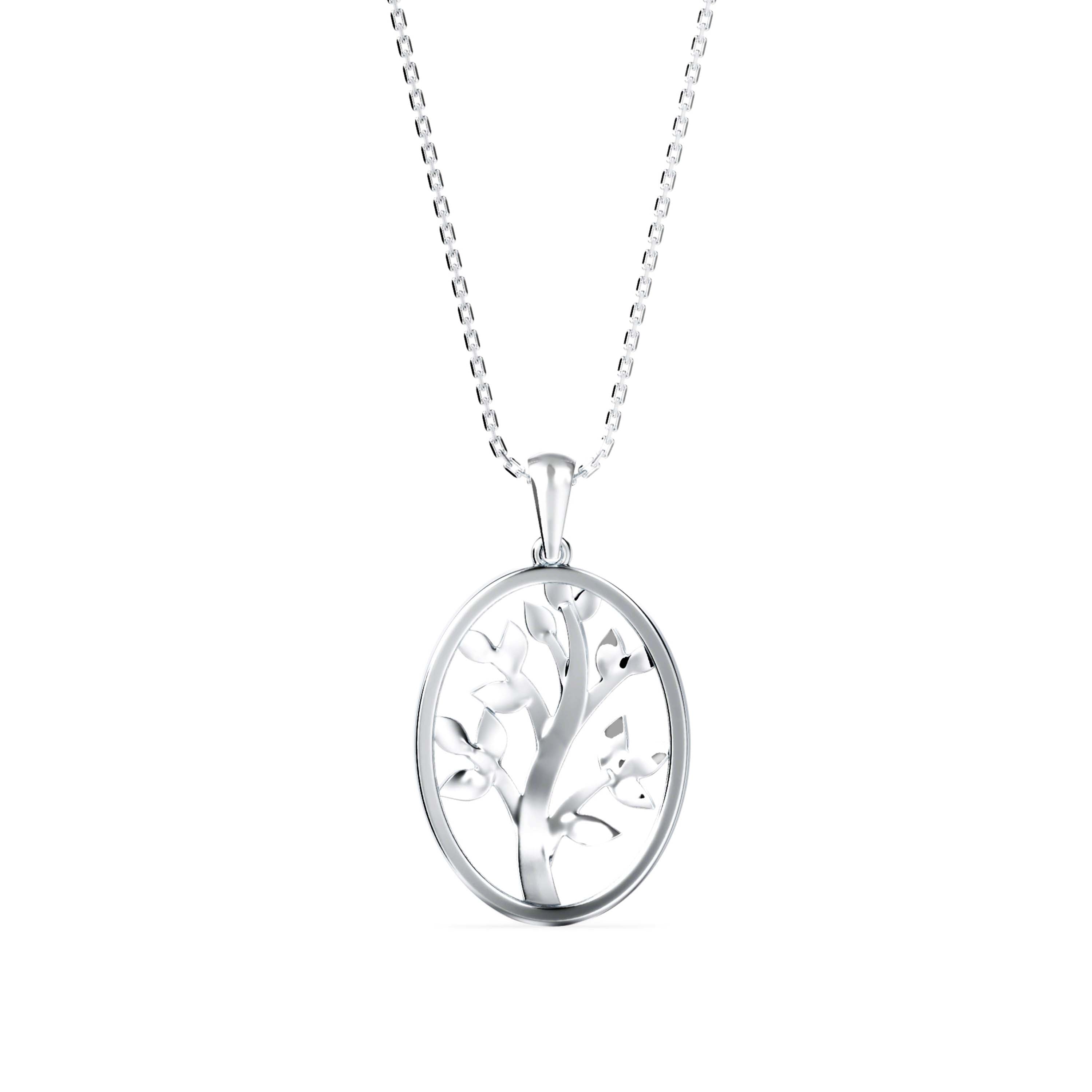 Plonk Diamond Pendant-Silver