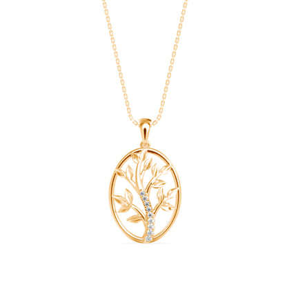 Plonk Diamond Pendant- Golden