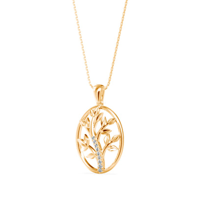 Plonk Diamond Pendant- Golden