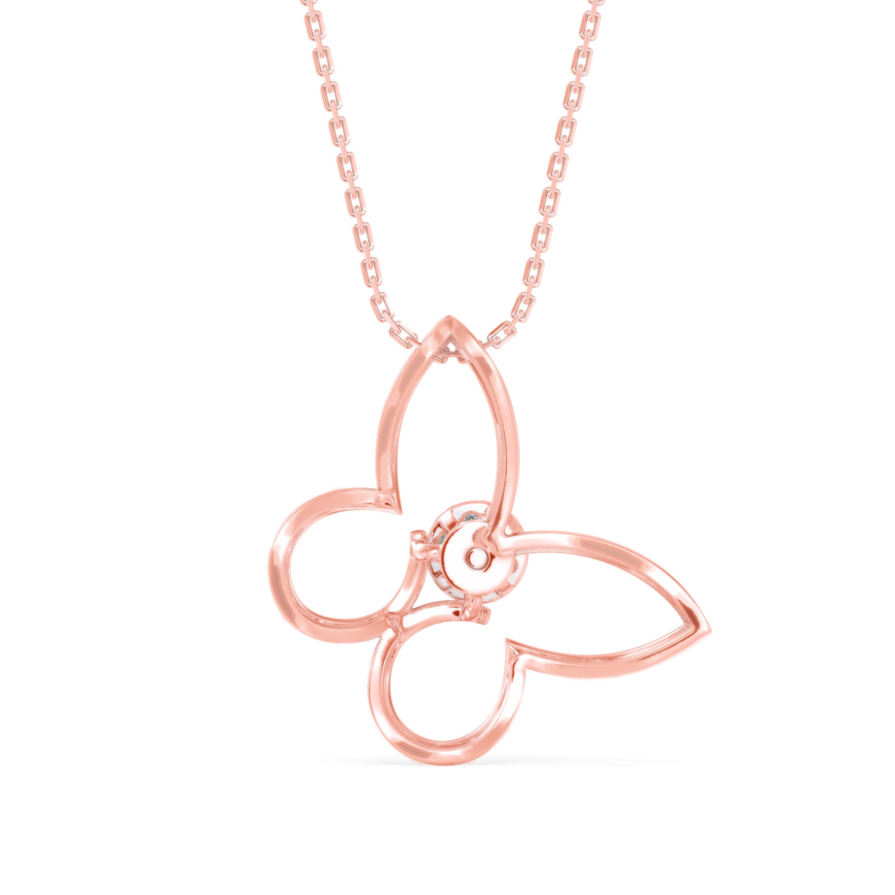 Light Mash Diamond Pendant-Rose Gold
