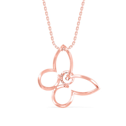 Light Mash Diamond Pendant-Rose Gold