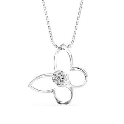 Light Mash Diamond Pendant-Sliver