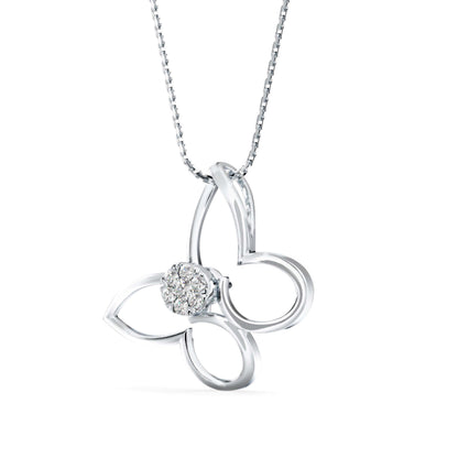 Light Mash Diamond Pendant-Sliver