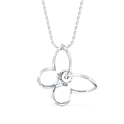 Light Mash Diamond Pendant-Sliver