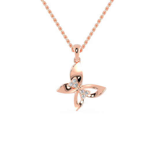 Buckeye Diamond Pendant-Rose Gold