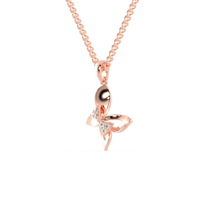 Buckeye Diamond Pendant-Rose Gold