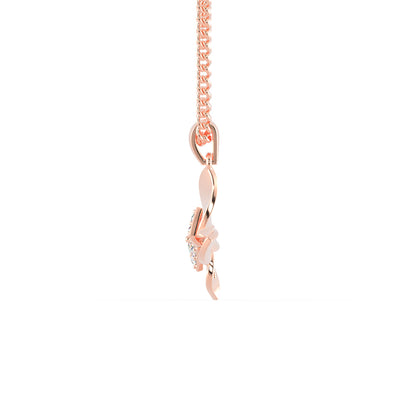 Buckeye Diamond Pendant-Rose Gold