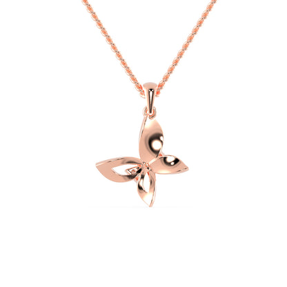 Buckeye Diamond Pendant-Rose Gold