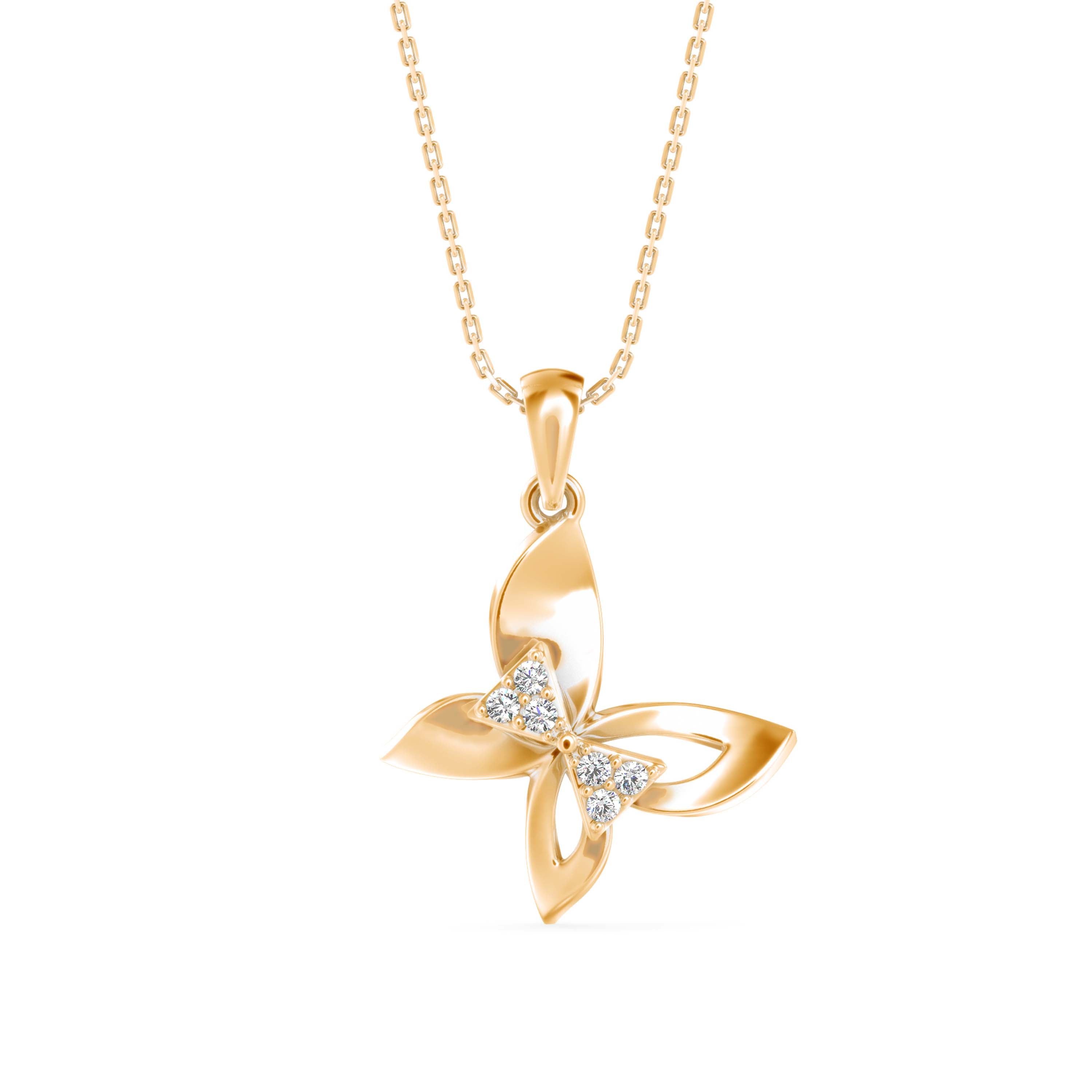 Buckeye Diamond Pendant-Golden