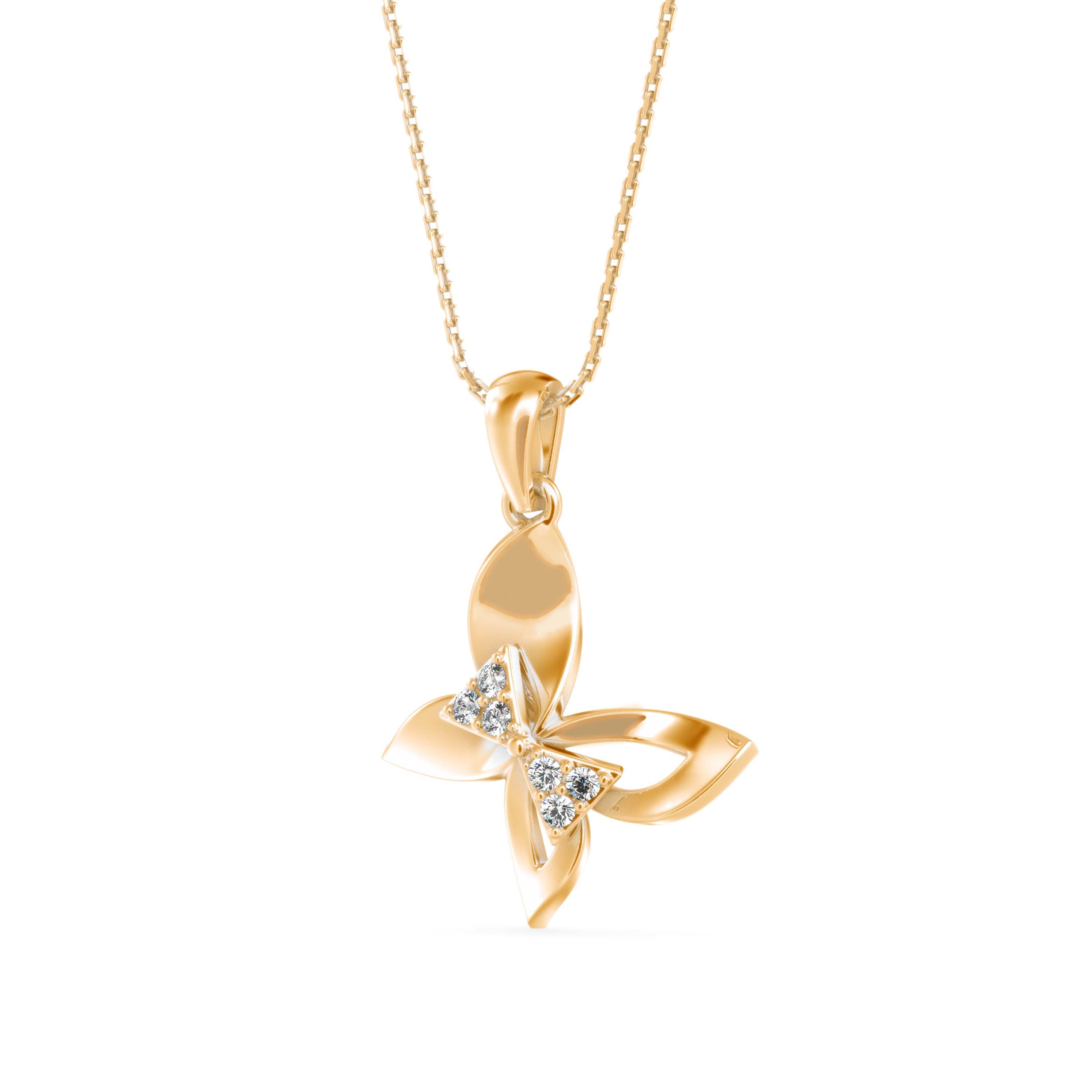 Buckeye Diamond Pendant-Golden