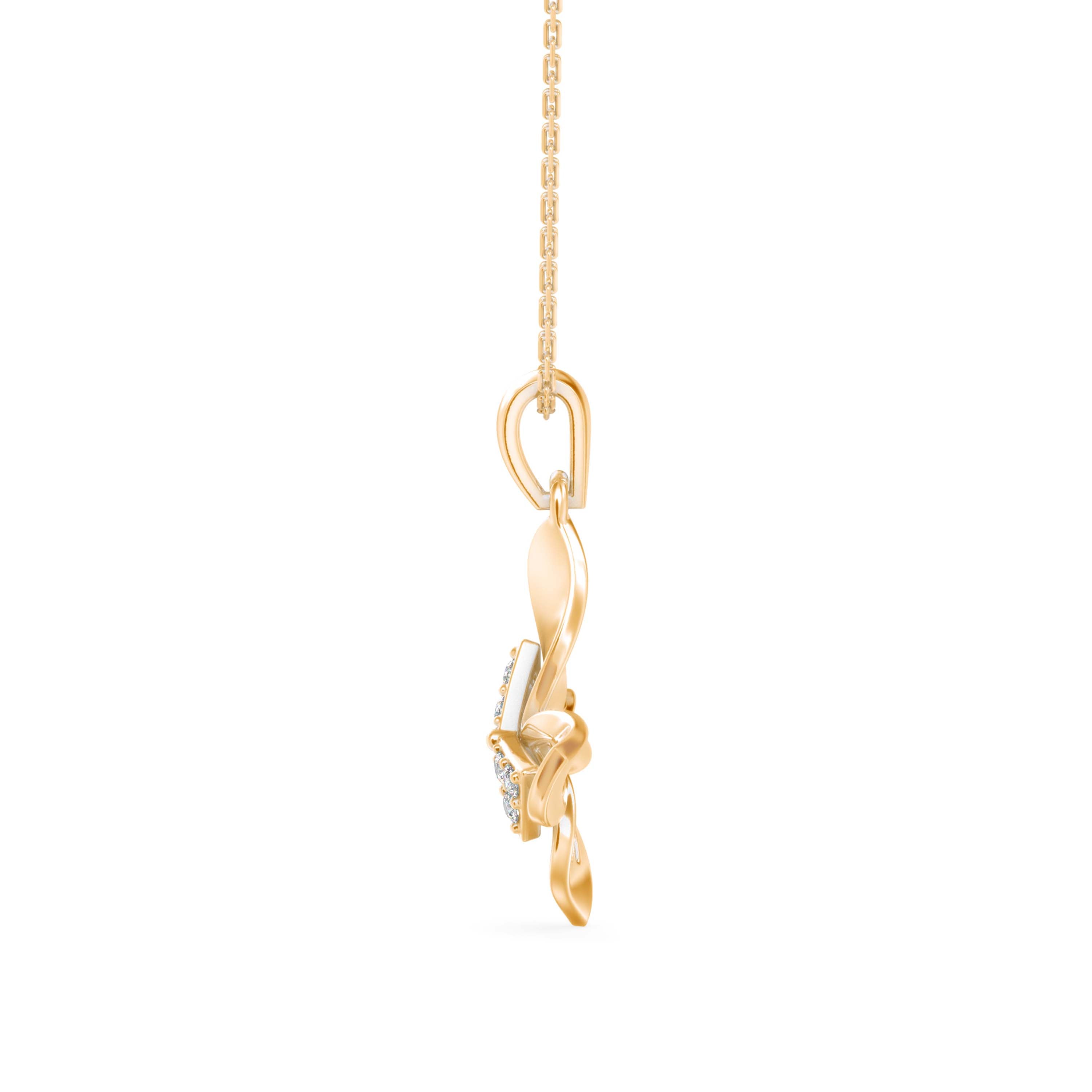Buckeye Diamond Pendant-Golden
