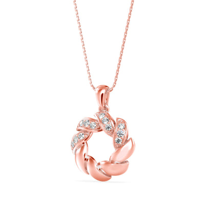 Diamond Glorify Pendant-Rose Gold