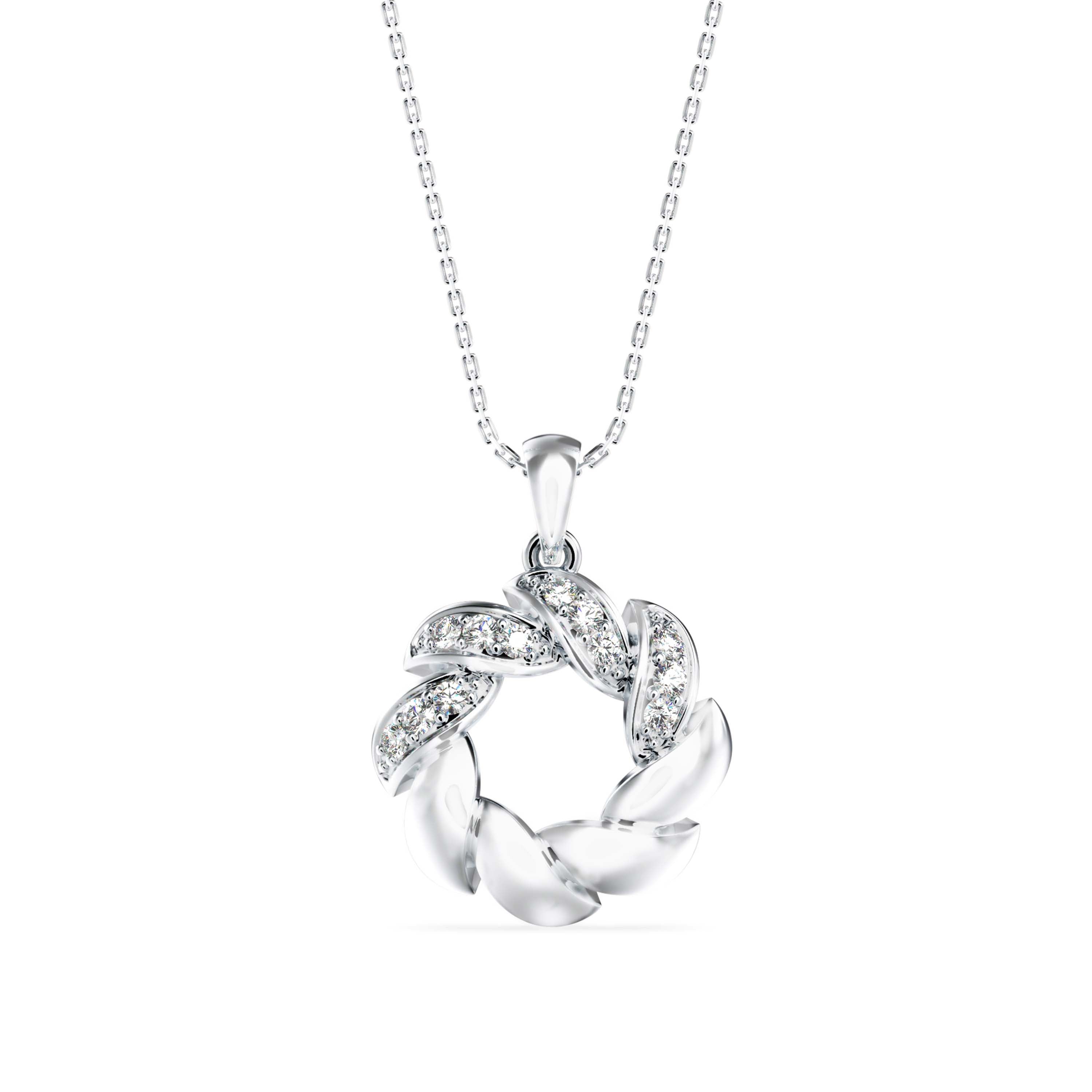 Diamond Glorify Pendant-Silver