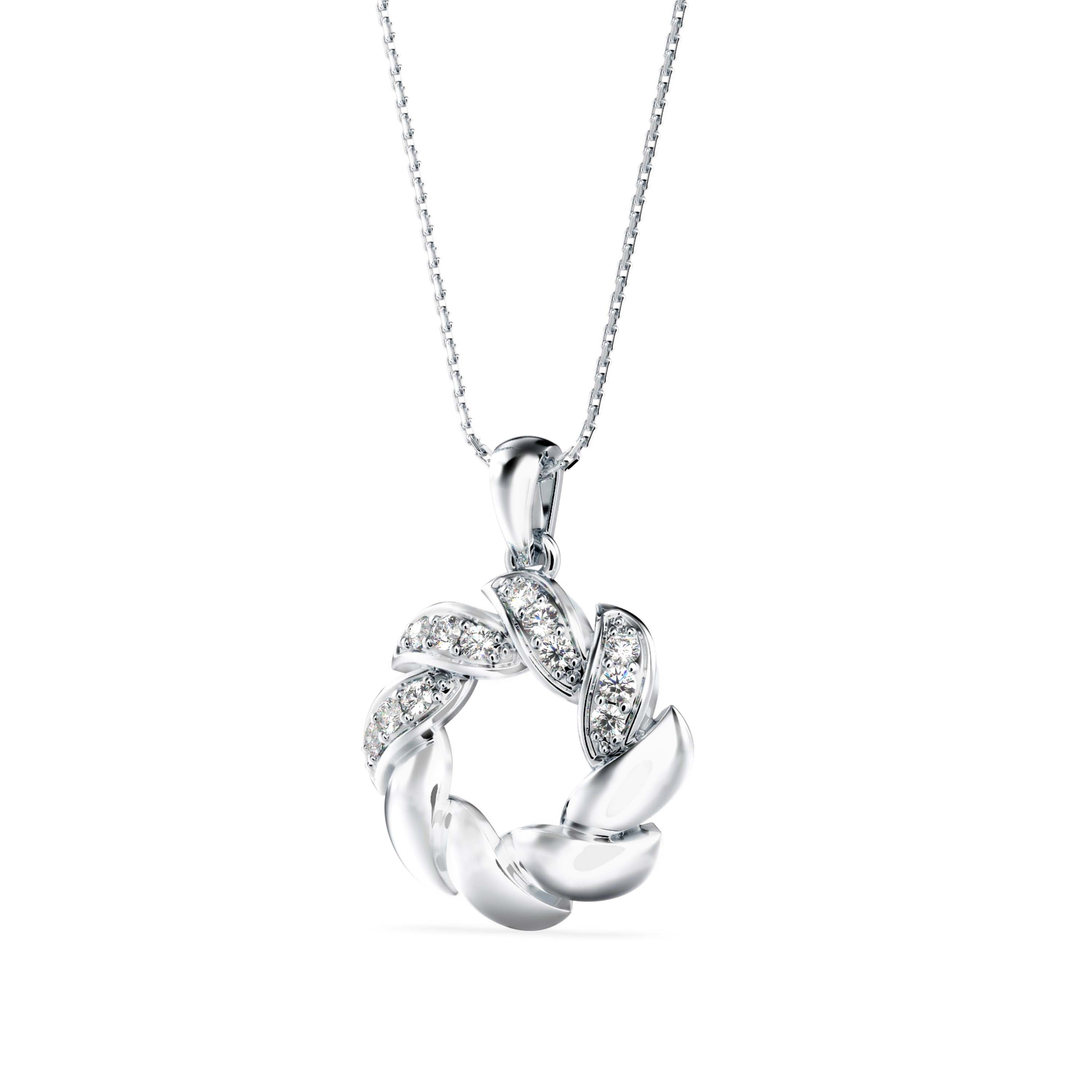 Diamond Glorify Pendant-Silver