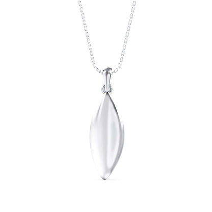 Dainty Charm Diamond Pendant-Silver