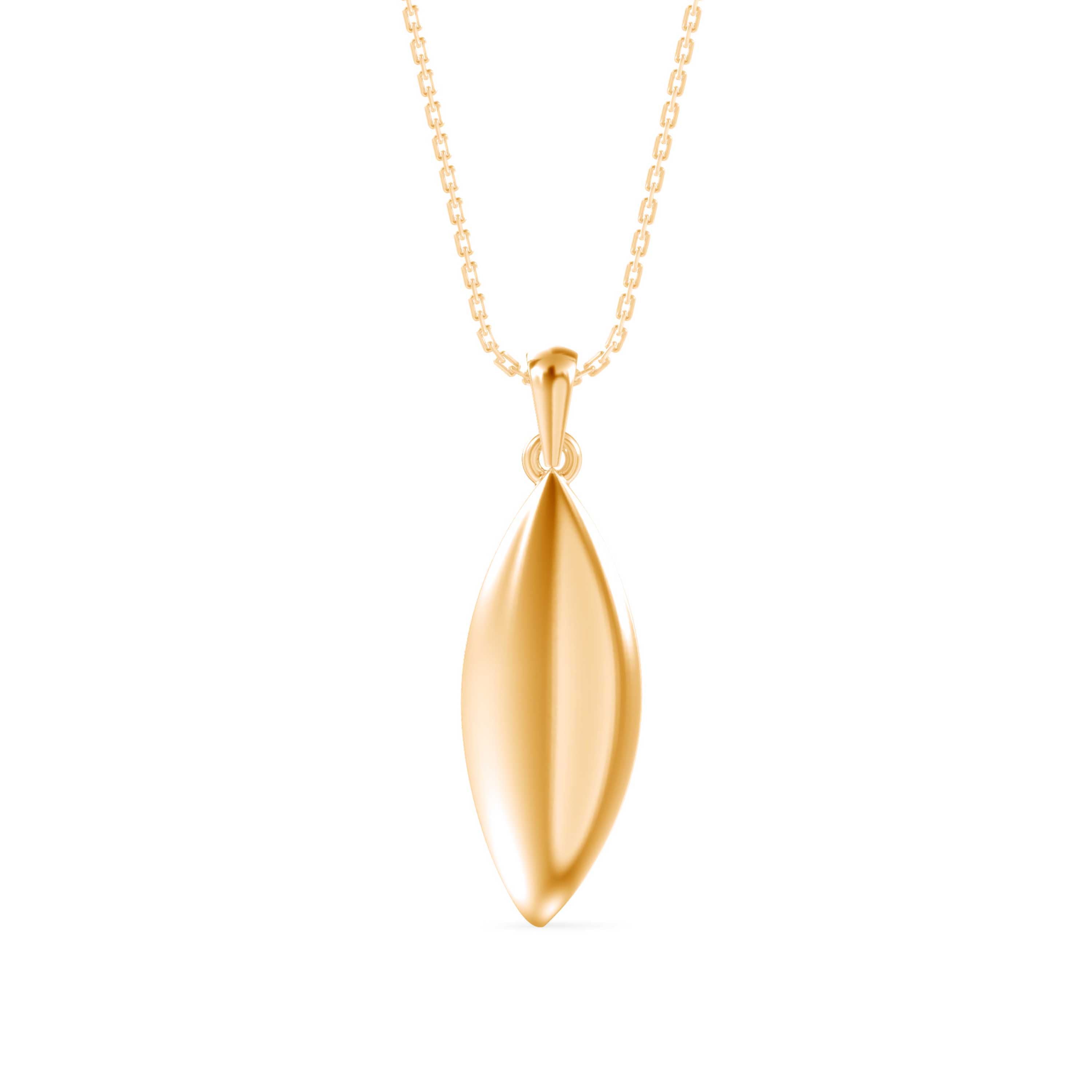 Dainty Charm Diamond Pendant- Golden