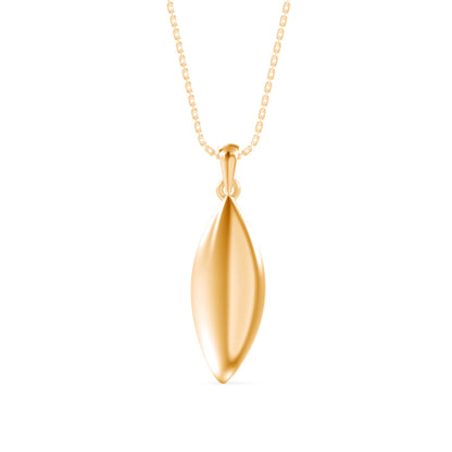 Dainty Charm Diamond Pendant- Golden