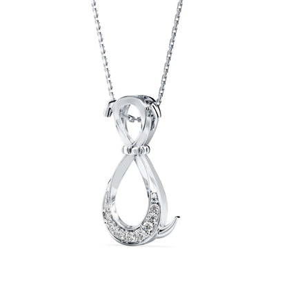 Profusion Charm Diamond Pendant-Silver