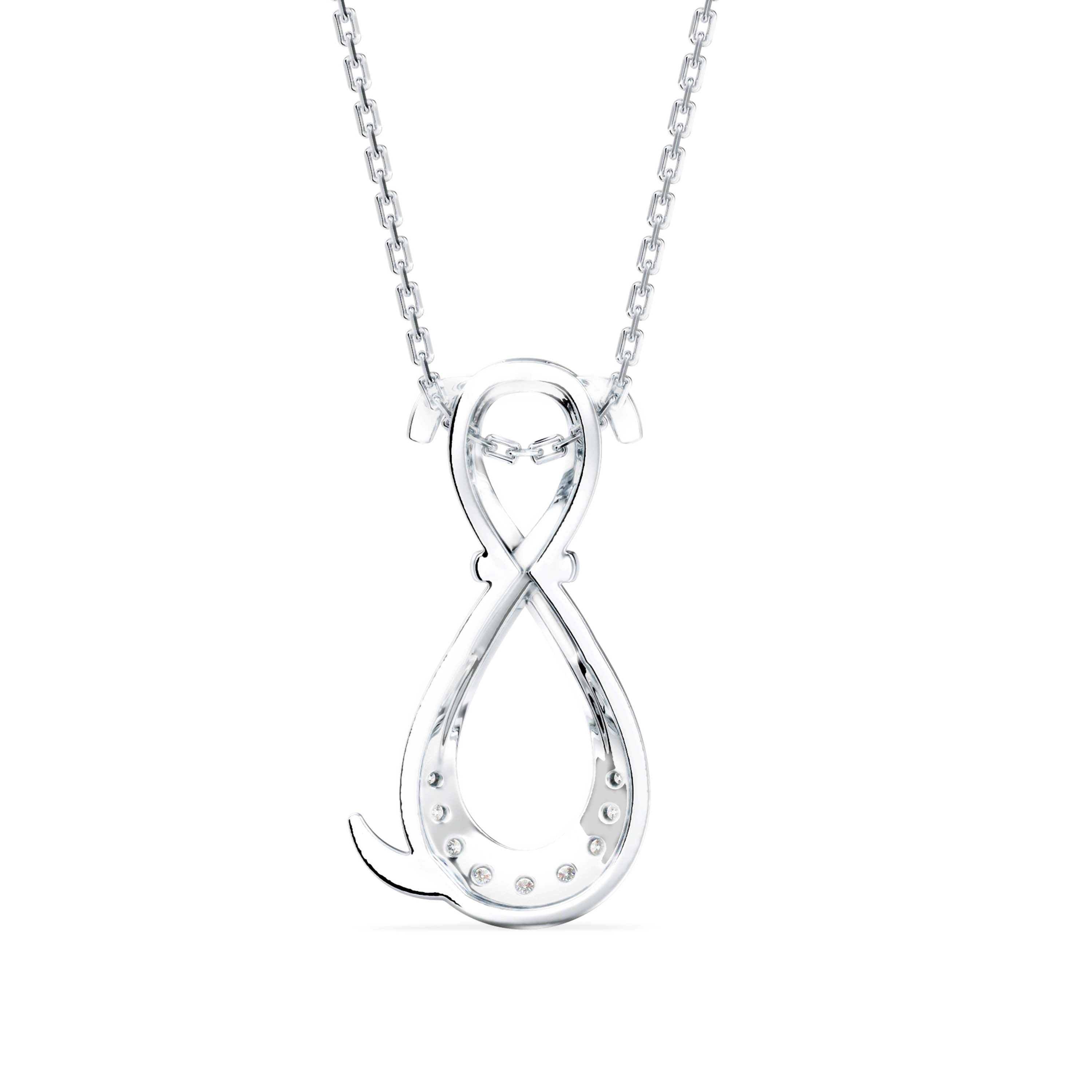 Profusion Charm Diamond Pendant-Silver