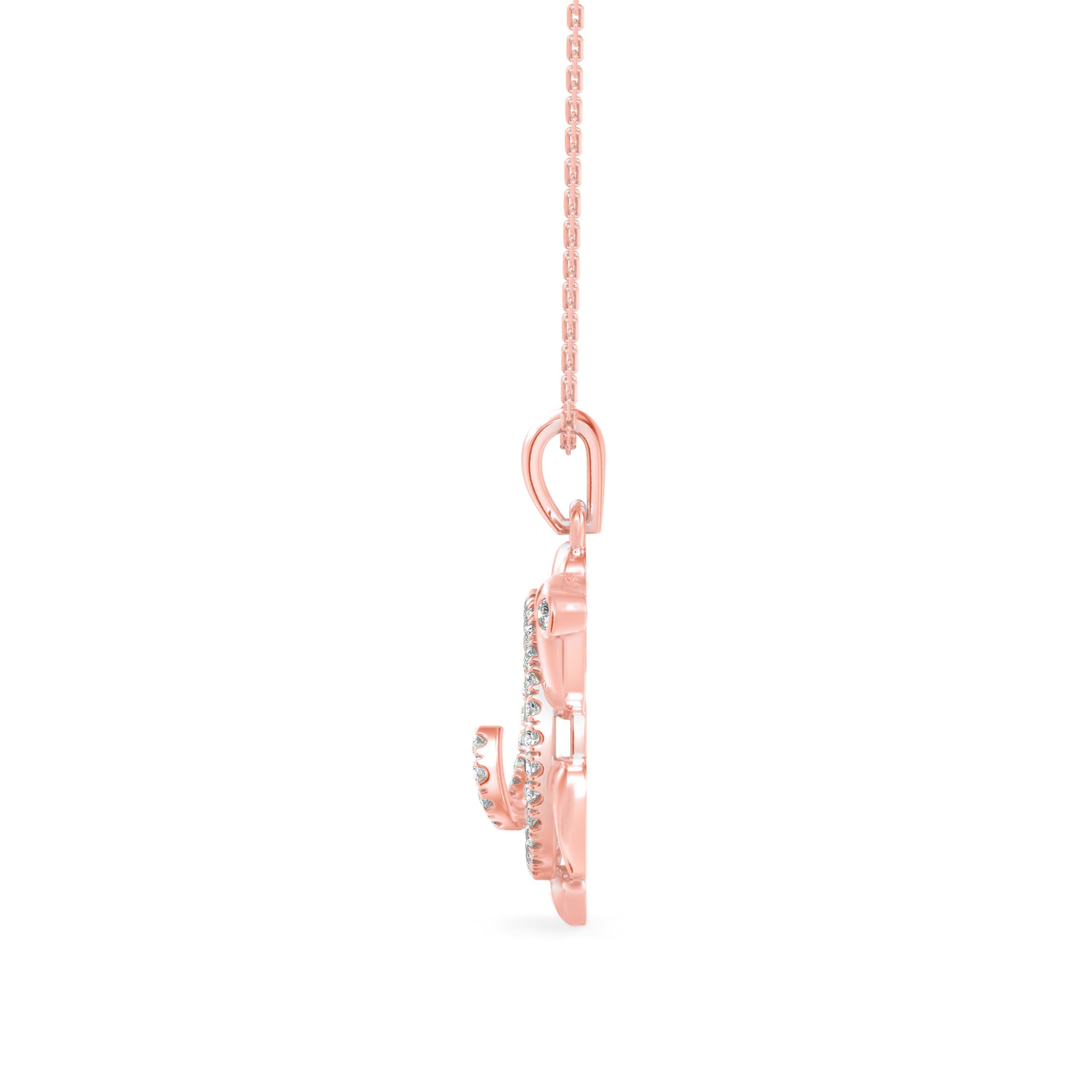 Admirer Diamond Light pendant-Rose Gold