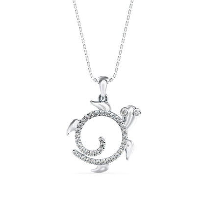 Admirer Diamond Light pendant-Silver
