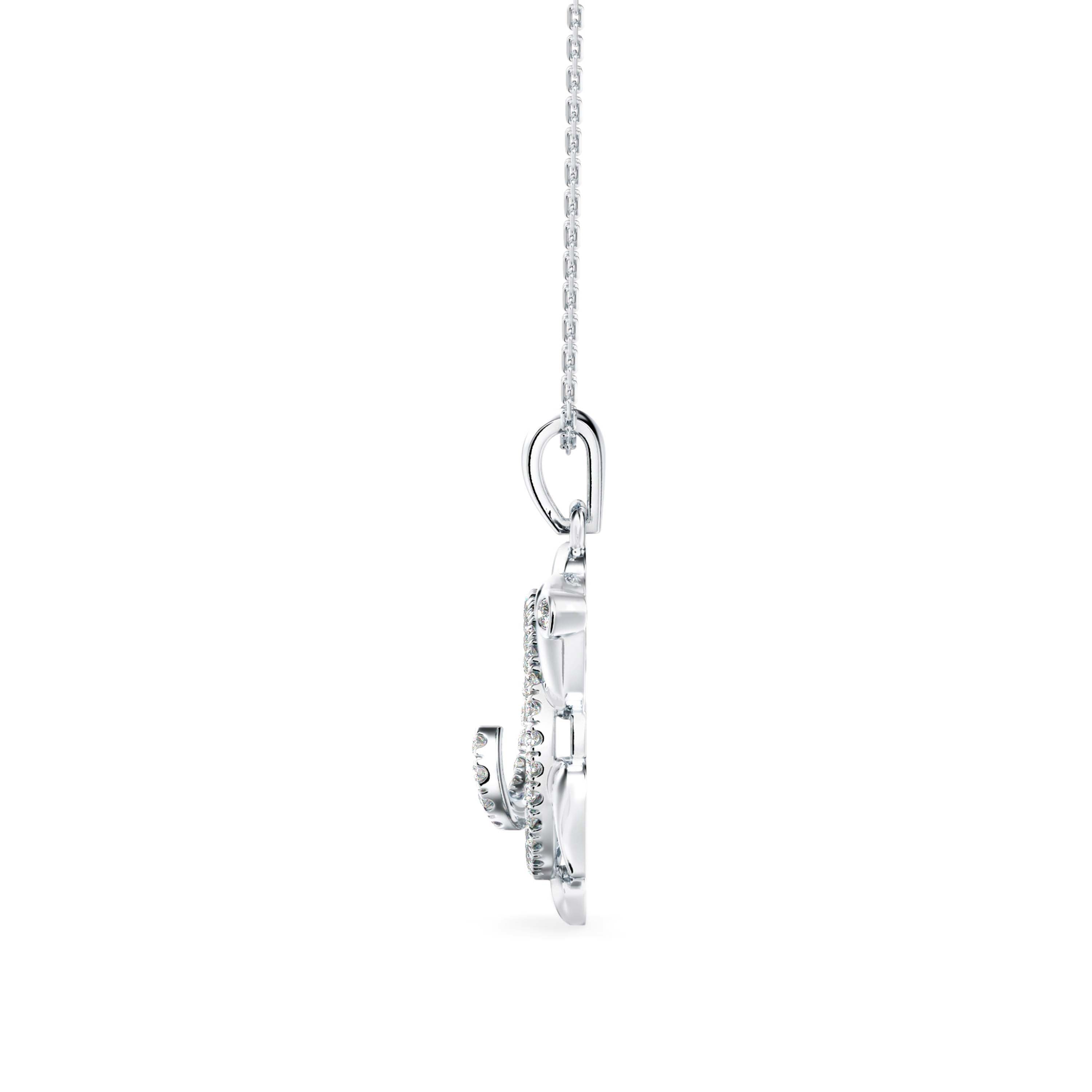 Admirer Diamond Light pendant-Silver