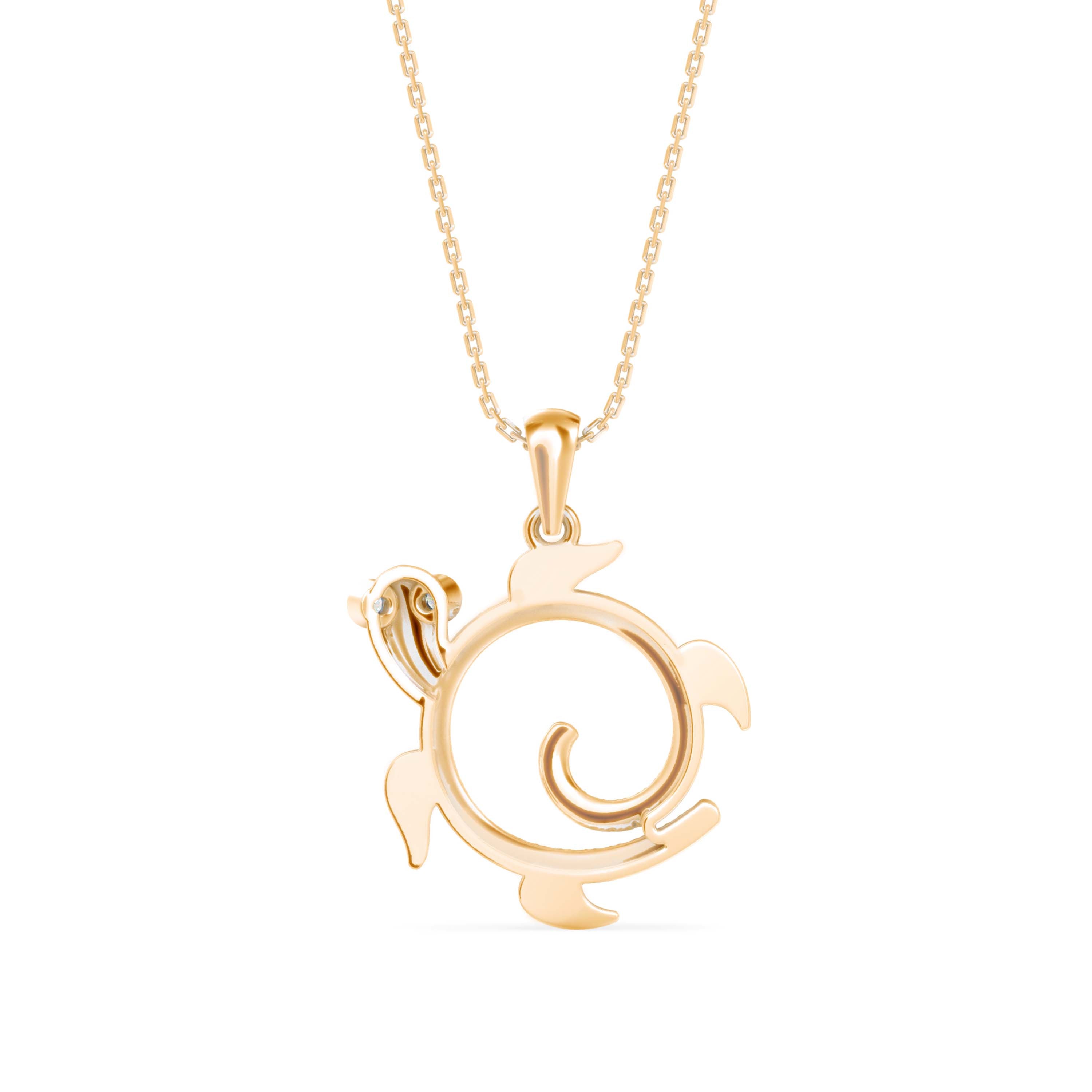 Admirer Diamond Light pendant-Golden