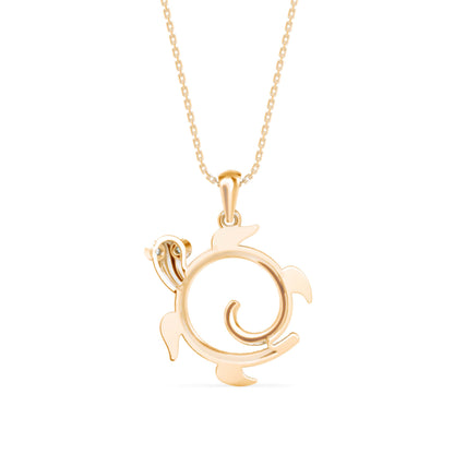 Admirer Diamond Light pendant-Golden