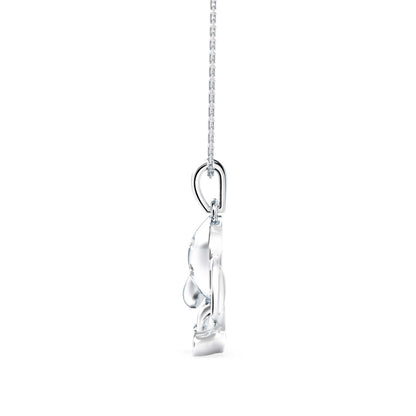 Calf Diamond Pendant-Silver