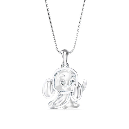 Calf Diamond Pendant-Silver