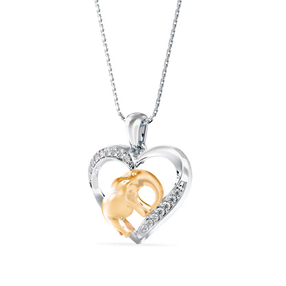 Imperial Diamond Pendant-Gold