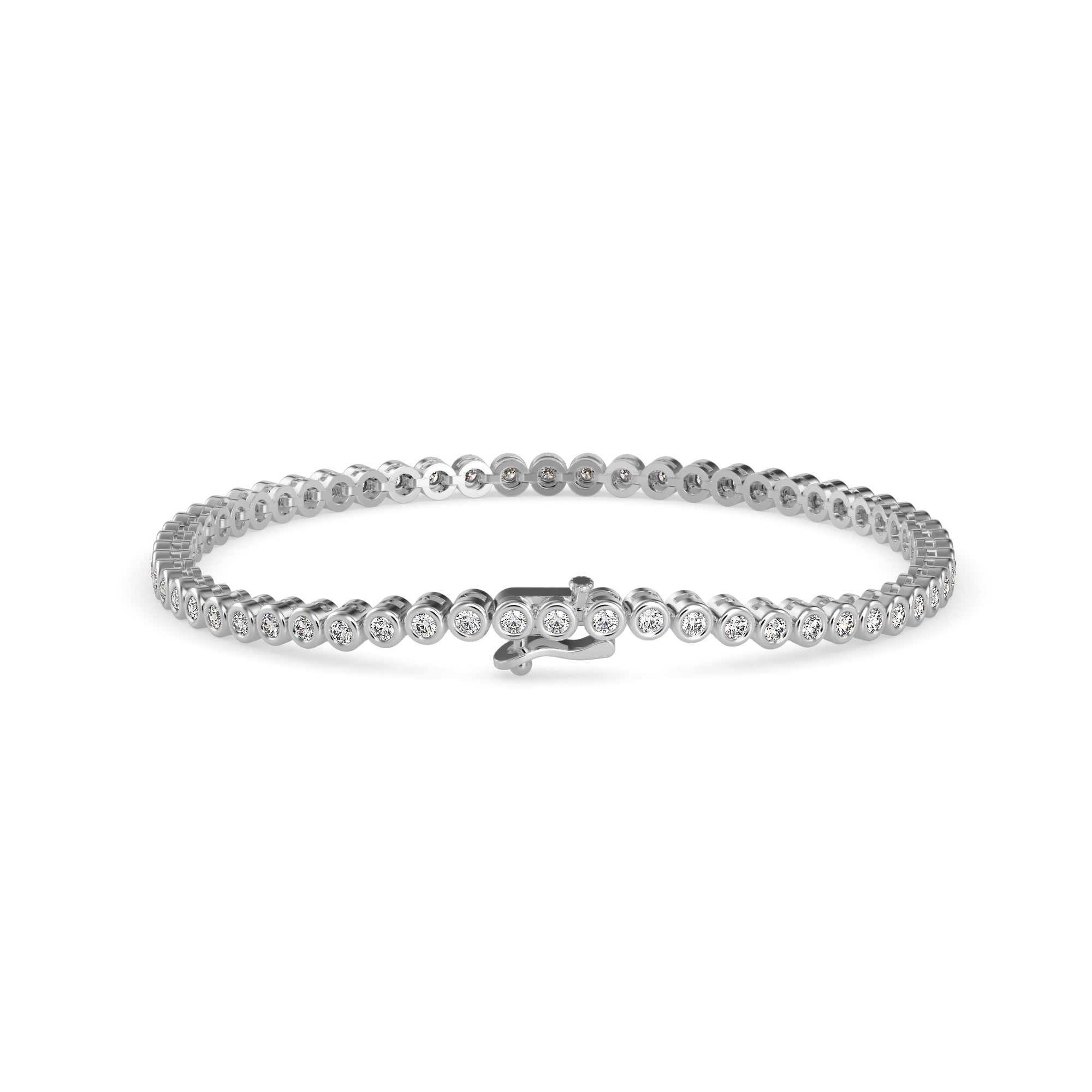 Andarta Diamond Tennis Bracelet-Silver