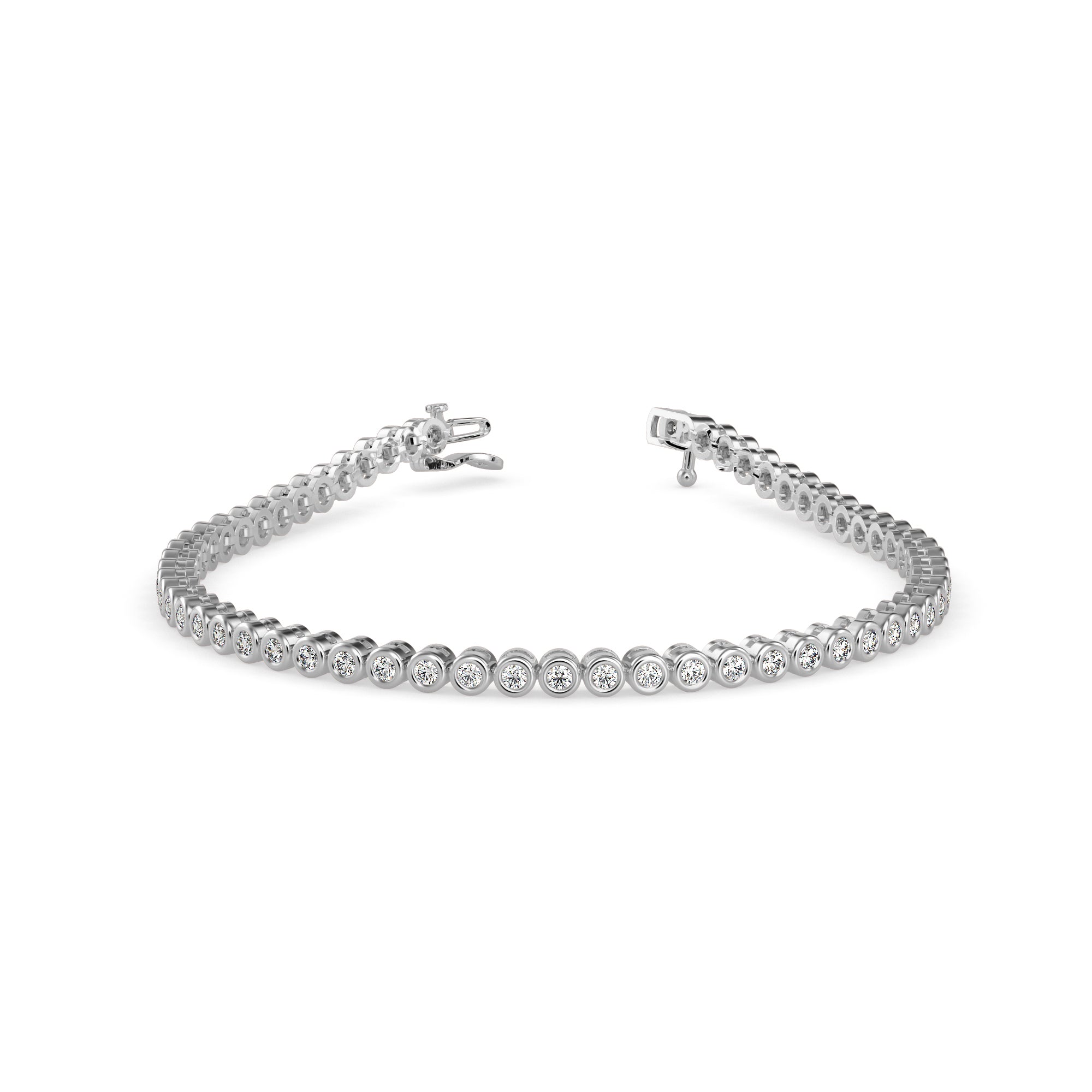 Andarta Diamond Tennis Bracelet-Silver