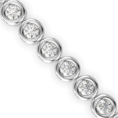 Andarta Diamond Tennis Bracelet-Silver