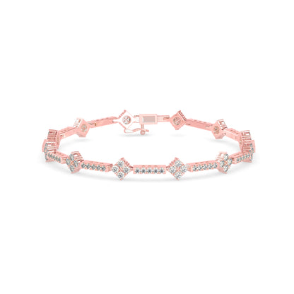 Oshun Diamond Tennis Bracelet-Rose Gold