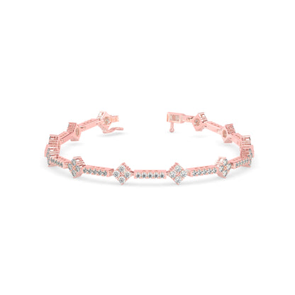 Oshun Diamond Tennis Bracelet-Rose Gold