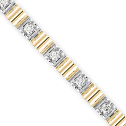 Sagasity Diamond Tennis Bracelet-Golden