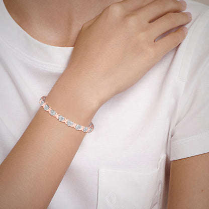 Eminent Diamond Tennis Bracelet-Rose Gold