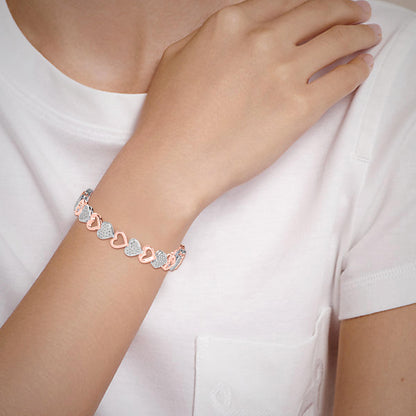 Fierce Diamond Bracelet-Rose Gold