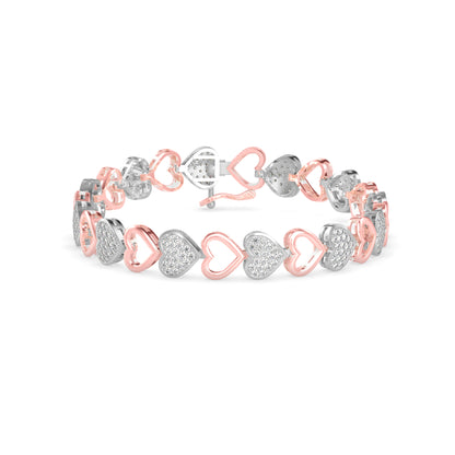 Fierce Diamond Bracelet-Rose Gold