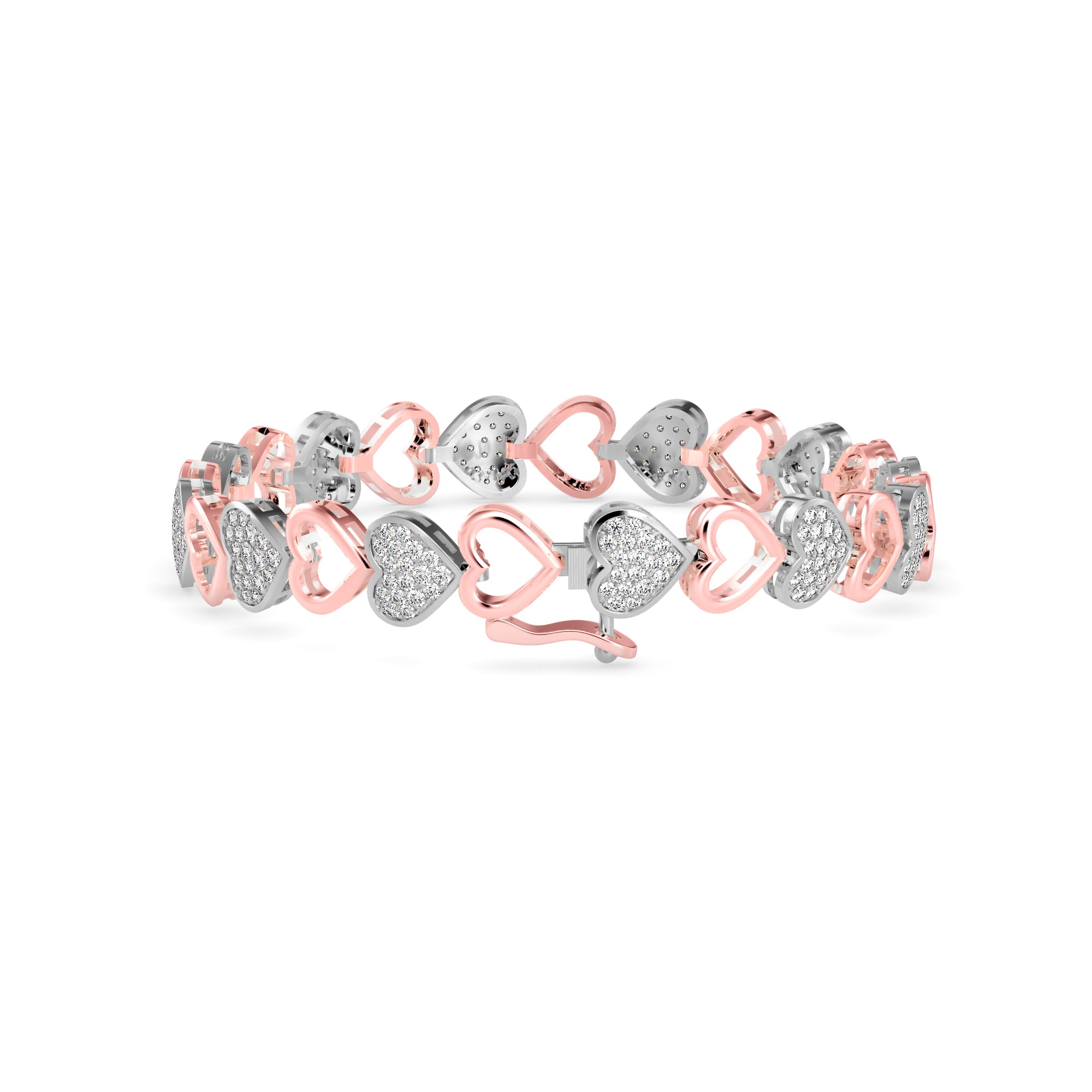 Fierce Diamond Bracelet-Rose Gold