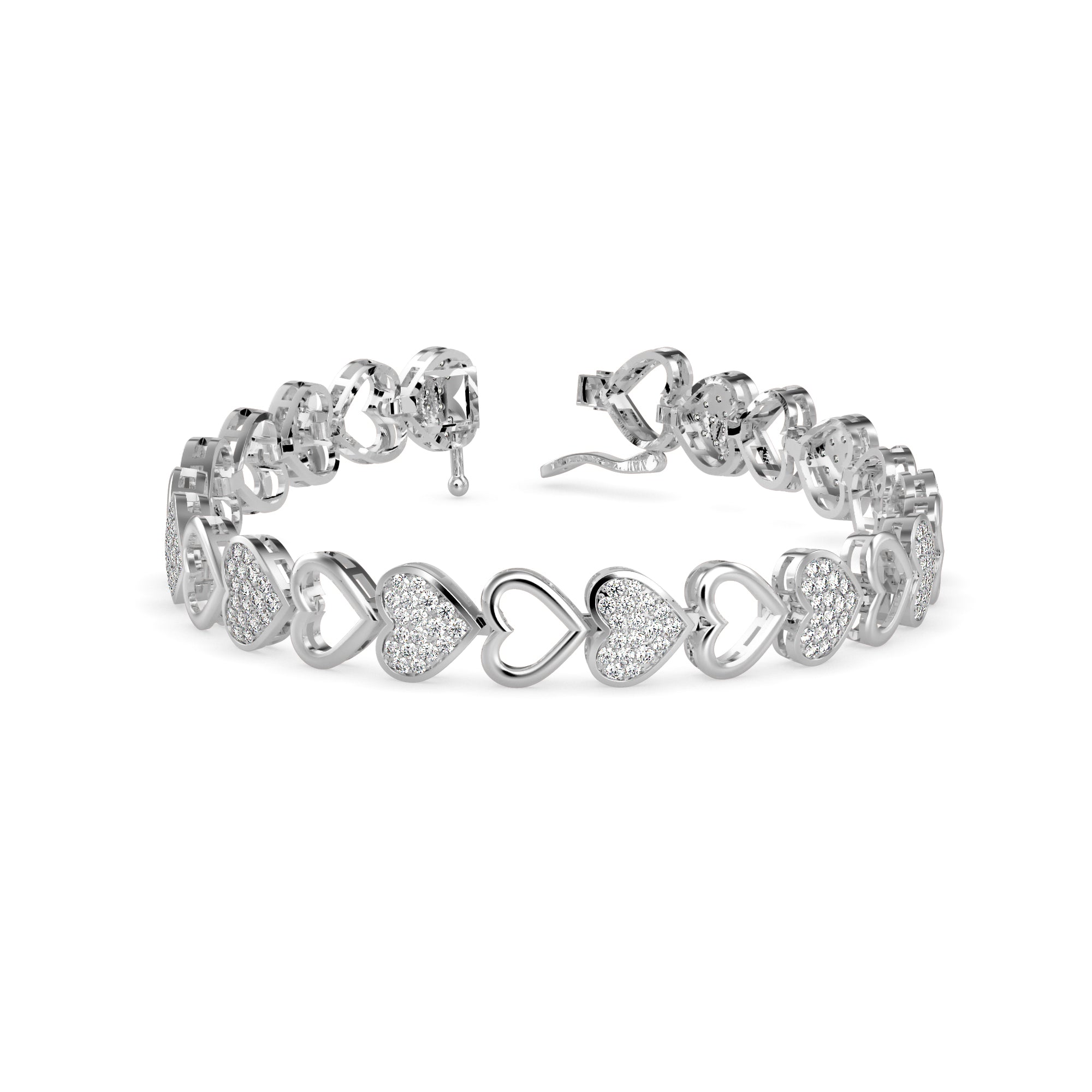 Fierce Diamond Bracelet-Silver