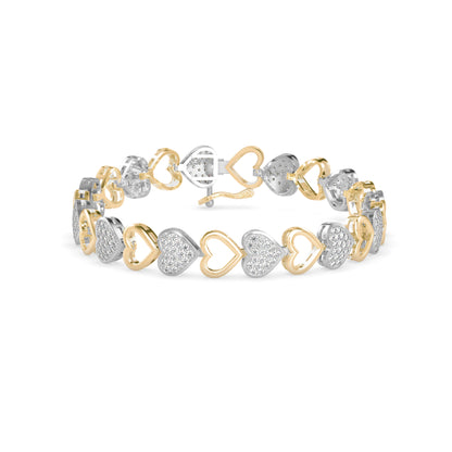 Fierce Diamond Bracelet-Golden