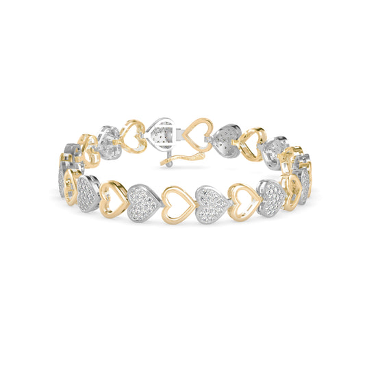 Fierce Diamond Bracelet-Golden