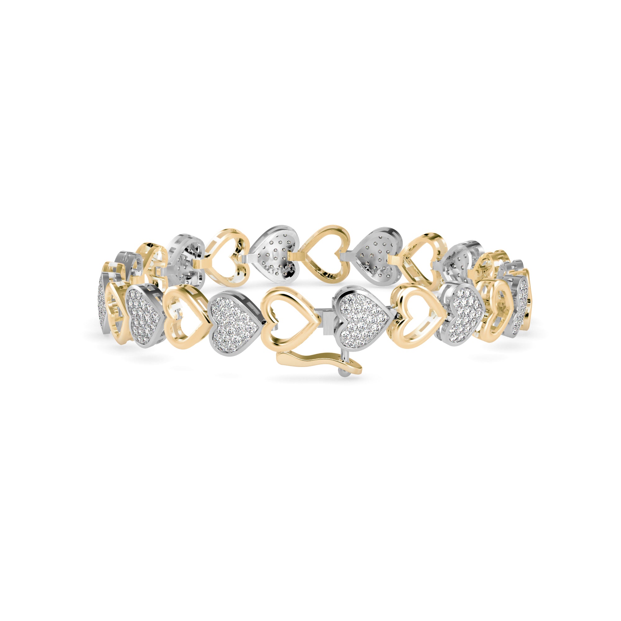 Fierce Diamond Bracelet-Golden
