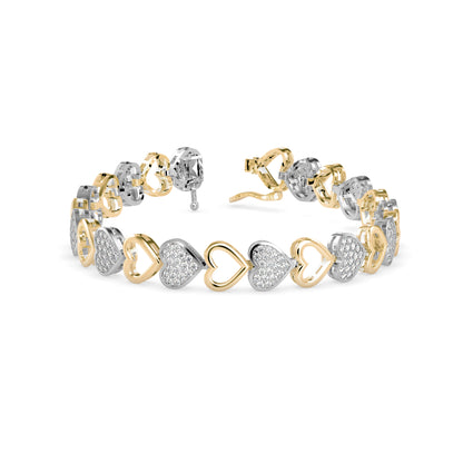 Fierce Diamond Bracelet-Golden