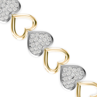 Fierce Diamond Bracelet-Golden