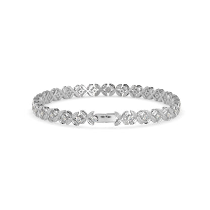 Argyle Diamond Tennis Bracelet-Silver