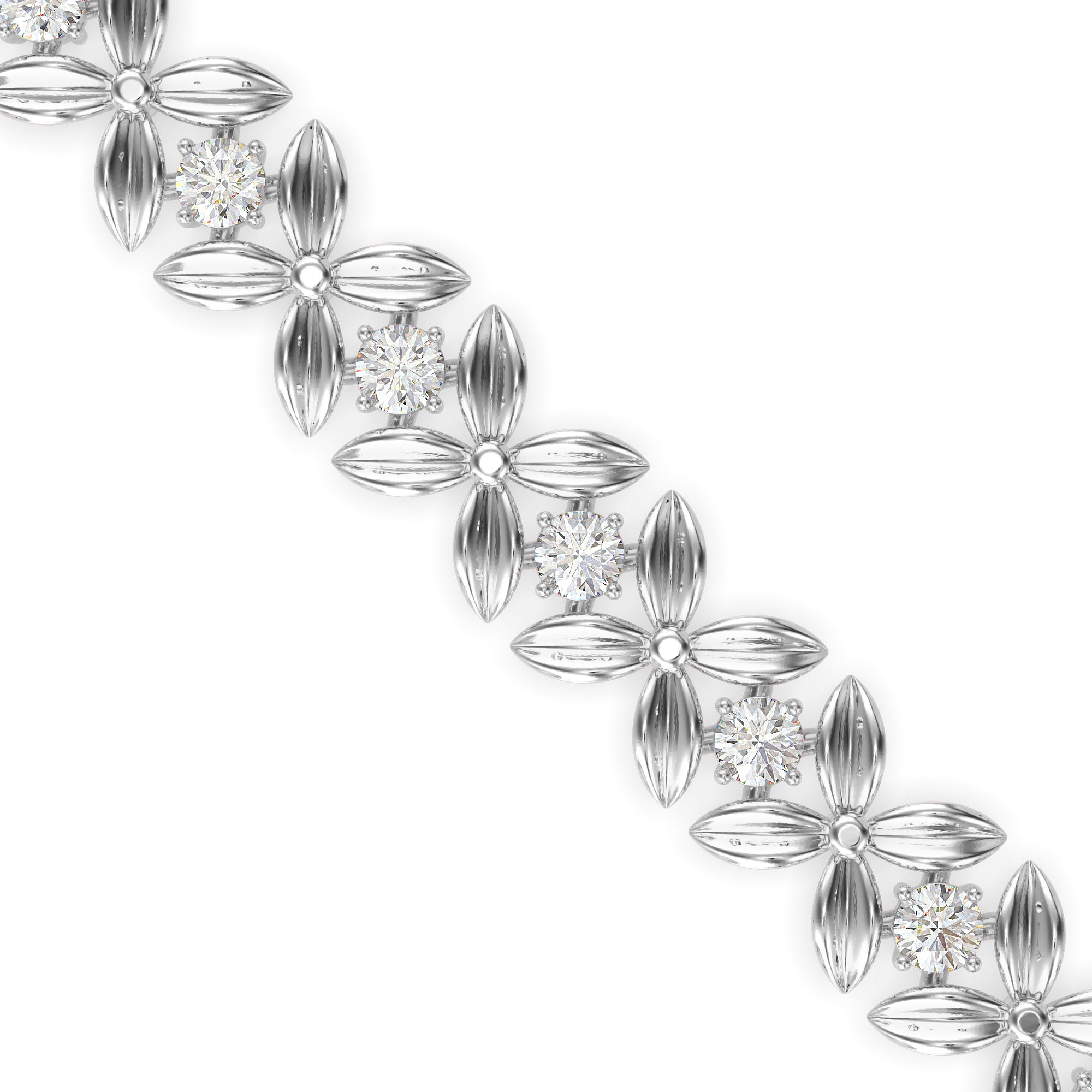 Argyle Diamond Tennis Bracelet-Silver