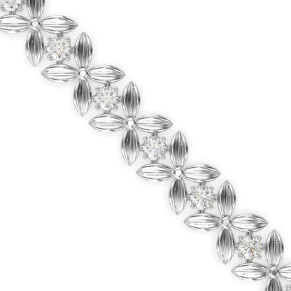 Argyle Diamond Tennis Bracelet-Silver